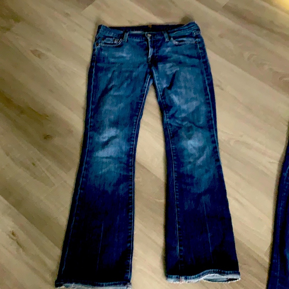7 for all mankind size 28 flare jeans